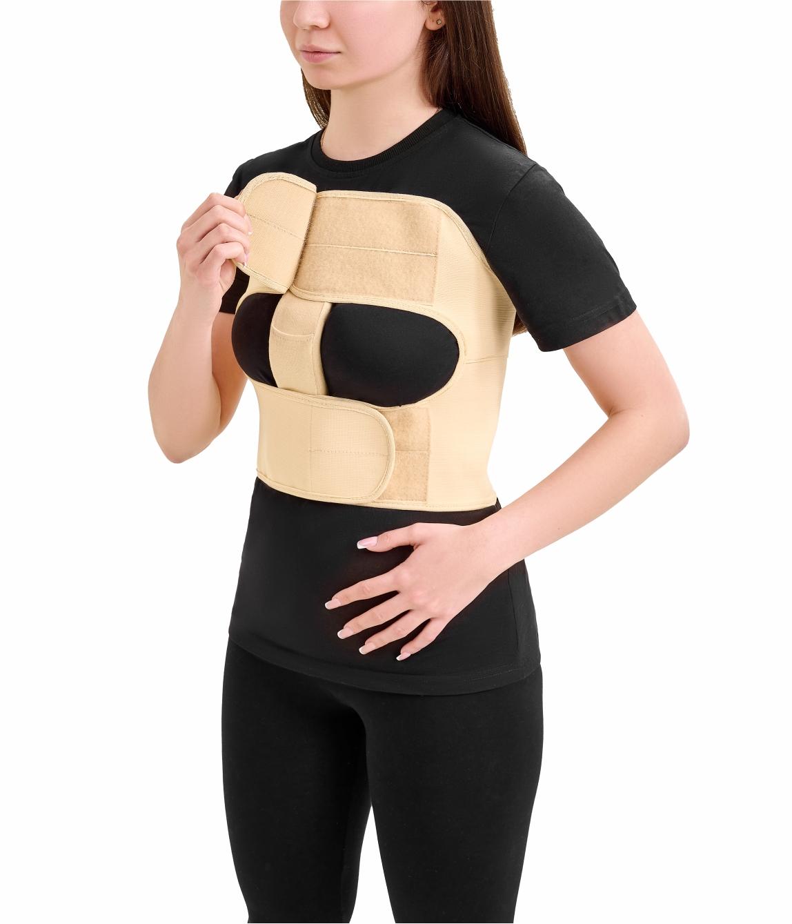 Бандаж послеоперационный для фиксации грудной клетки, женский