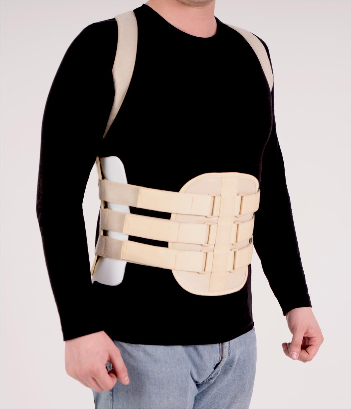 Корсет ортопедический грудо-поясничный жёсткий