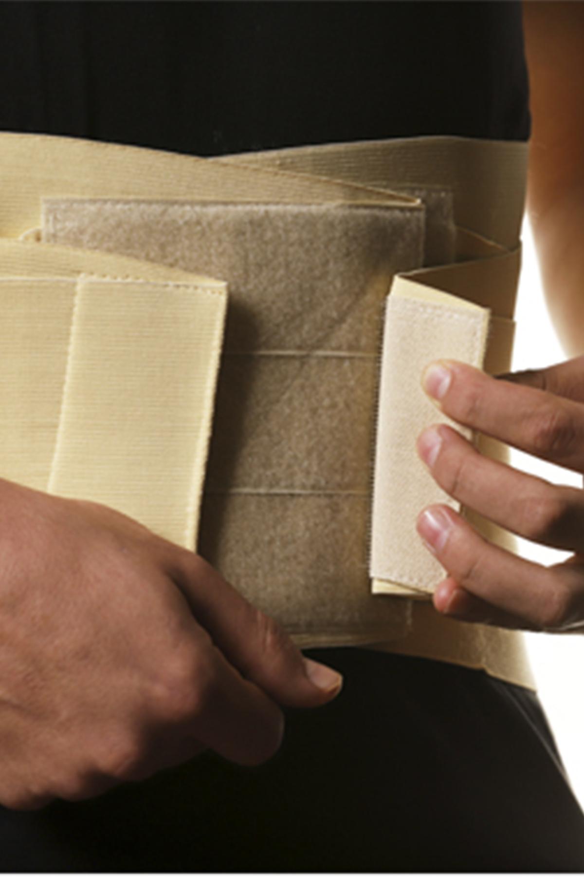 Бандаж эластичный для фиксации поясничного отдела позвоночника с жёсткими вставками